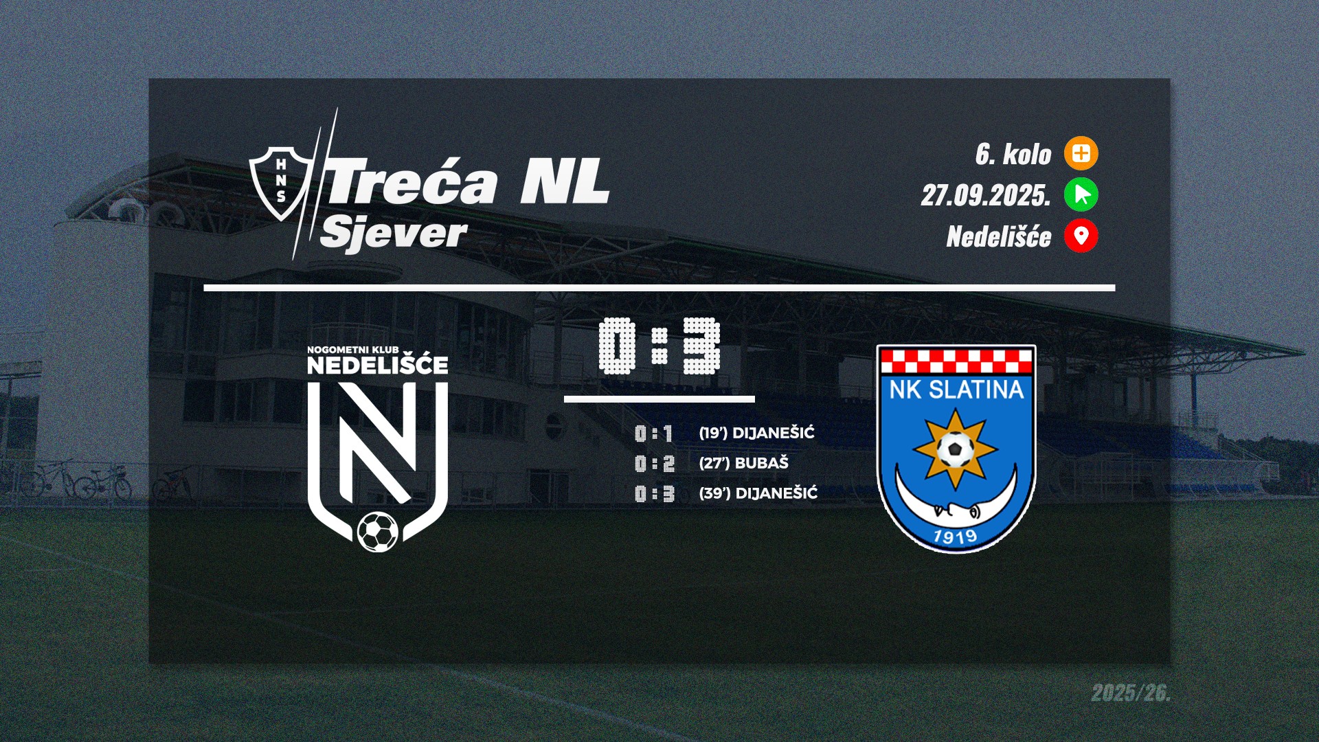 Video: Nedelišće - Slatina 0:3